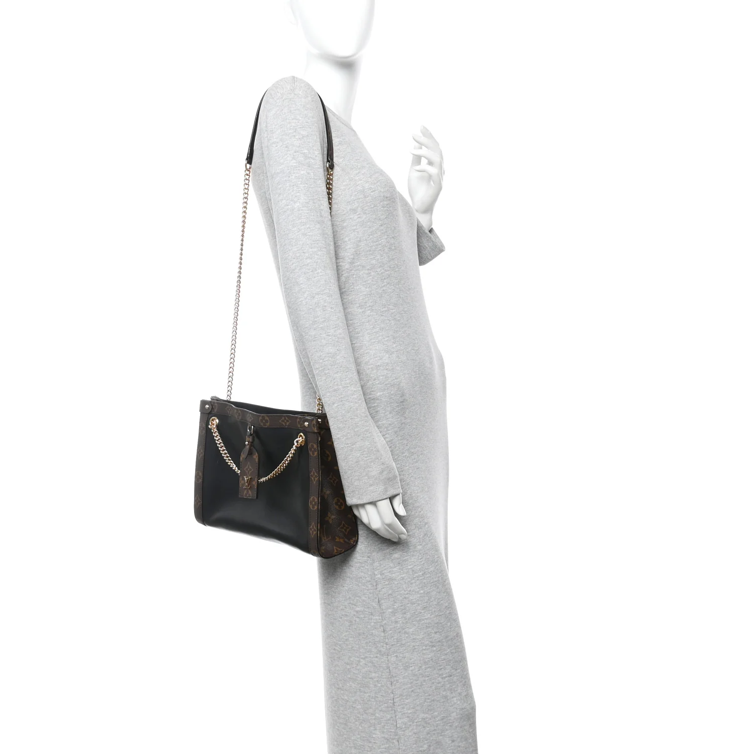 Calfskin Monogram Nova Vibe PM Black