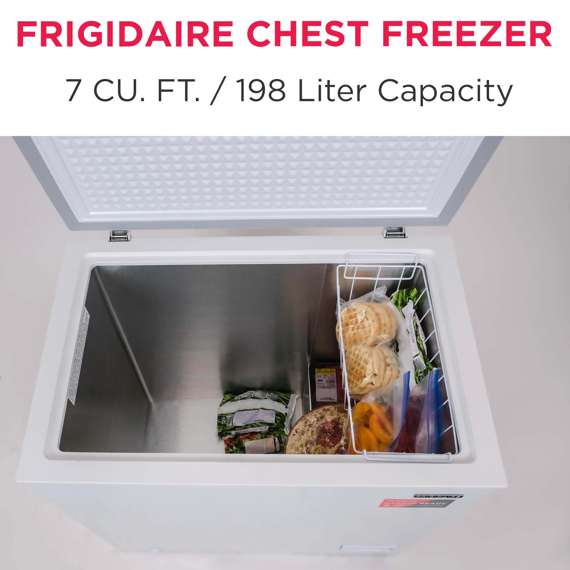 Frigidaire 7.0 Cu. Ft. Chest Freezer, EFRF7003, White