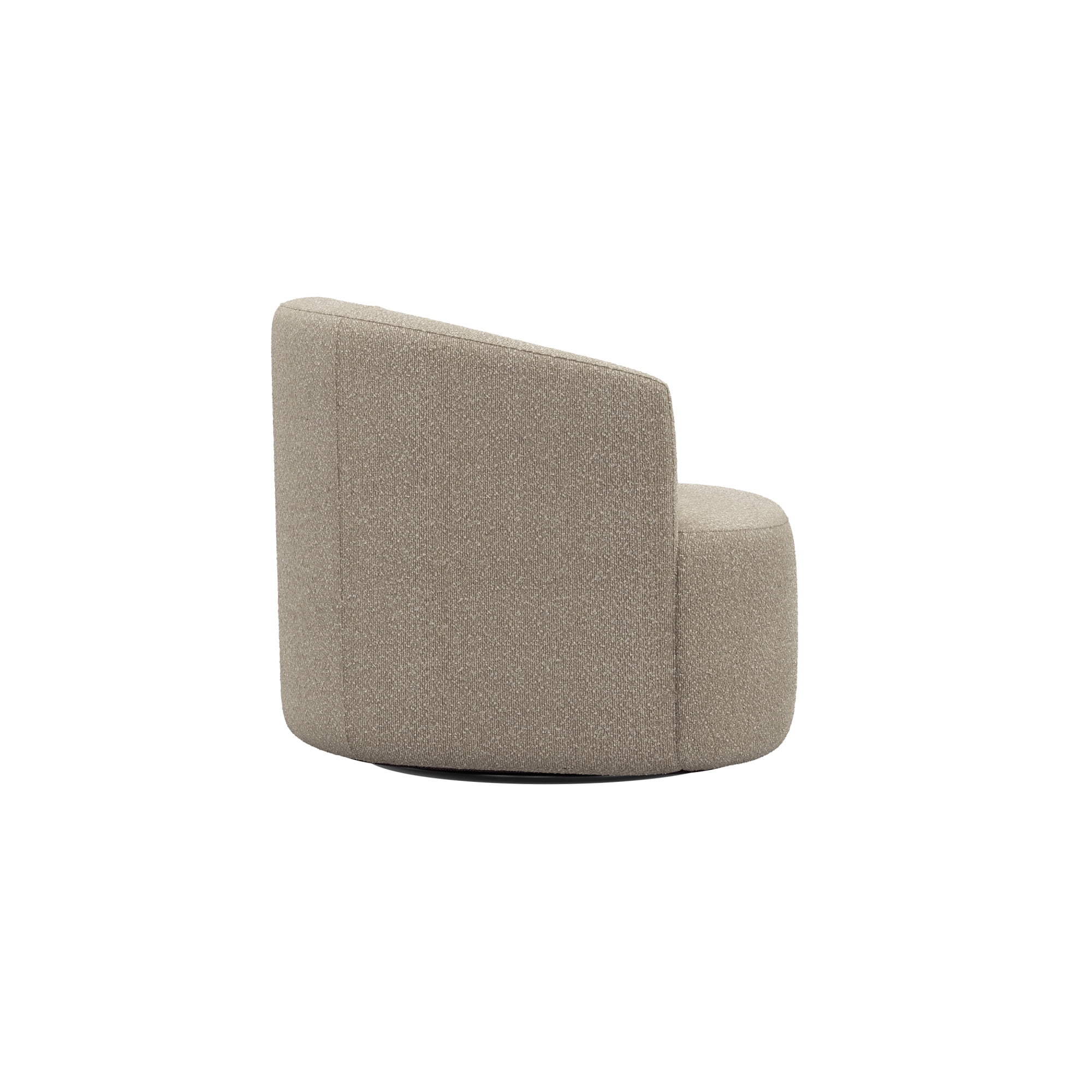 Boucle Swivel Accent Chair, Taupe(Taupe) - Image 4