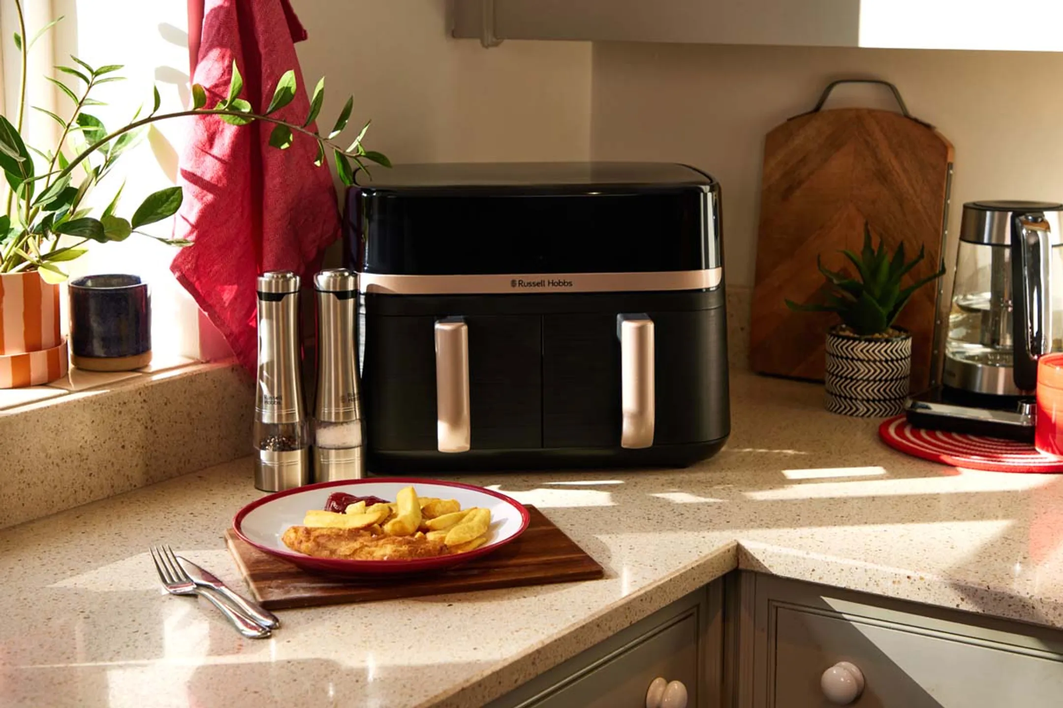 Russell Hobbs  Airfryer Dual Basket 27680-56 - 9L