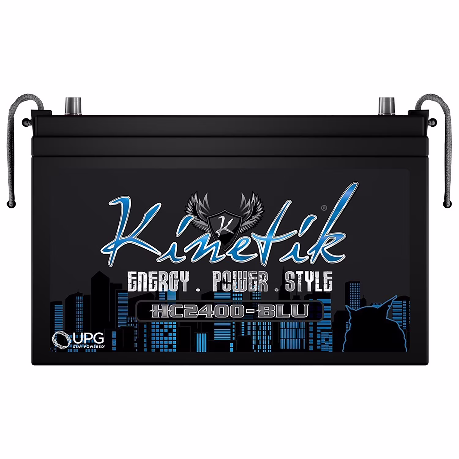 HC2400-BLU 2400 Watt Power Cell Replacement Battery for Power Car Stereo System