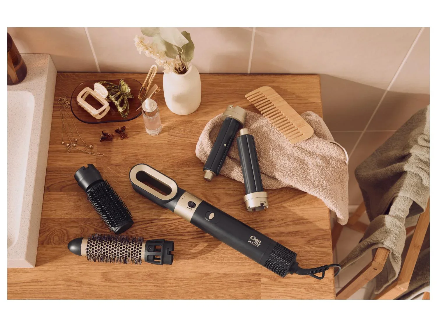CIEN Beauty Brosse soufflante Airstyler 5 en 1