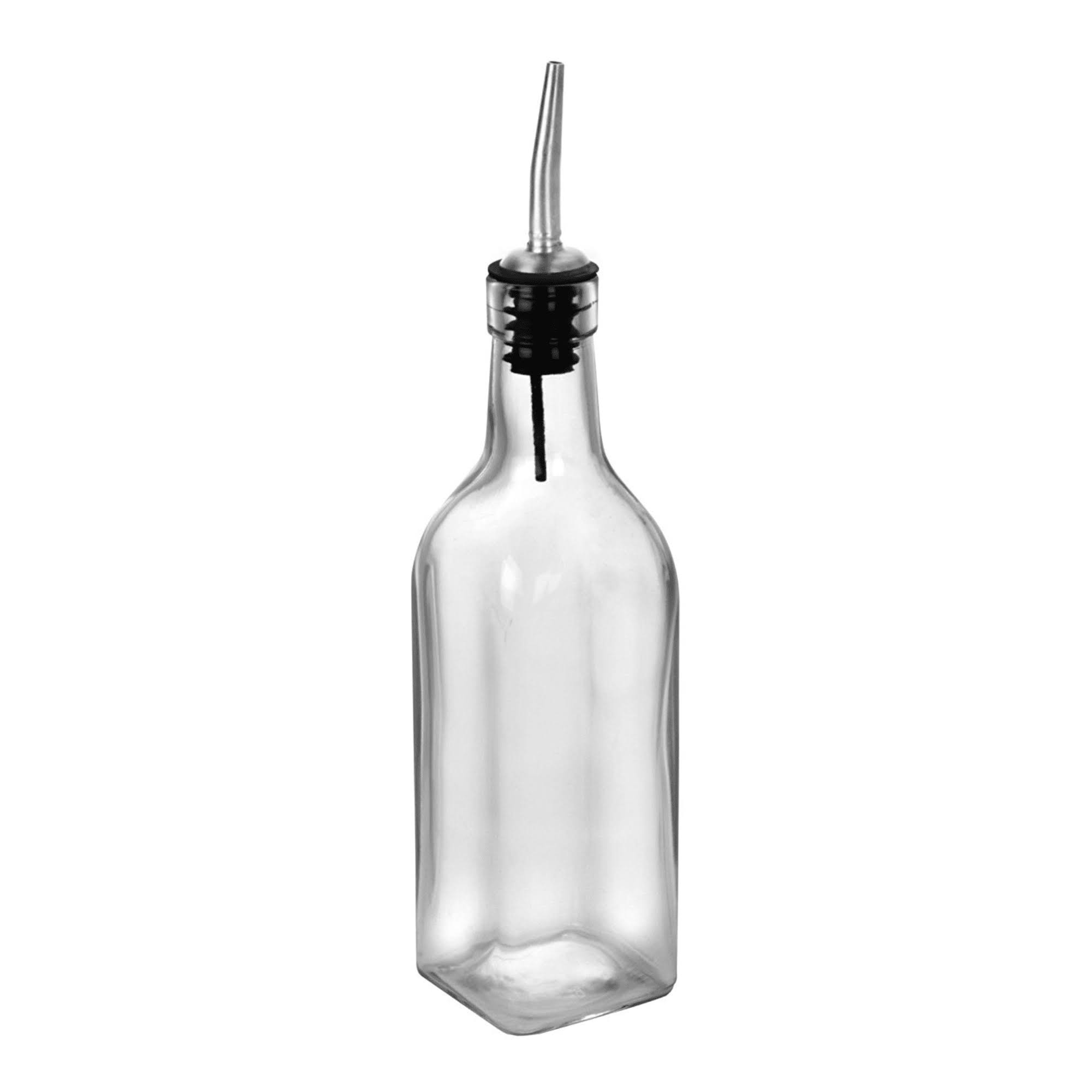 Anchor Hocking Oil/Vinegar Glass Bottle with Stainless Steel Spout ,
