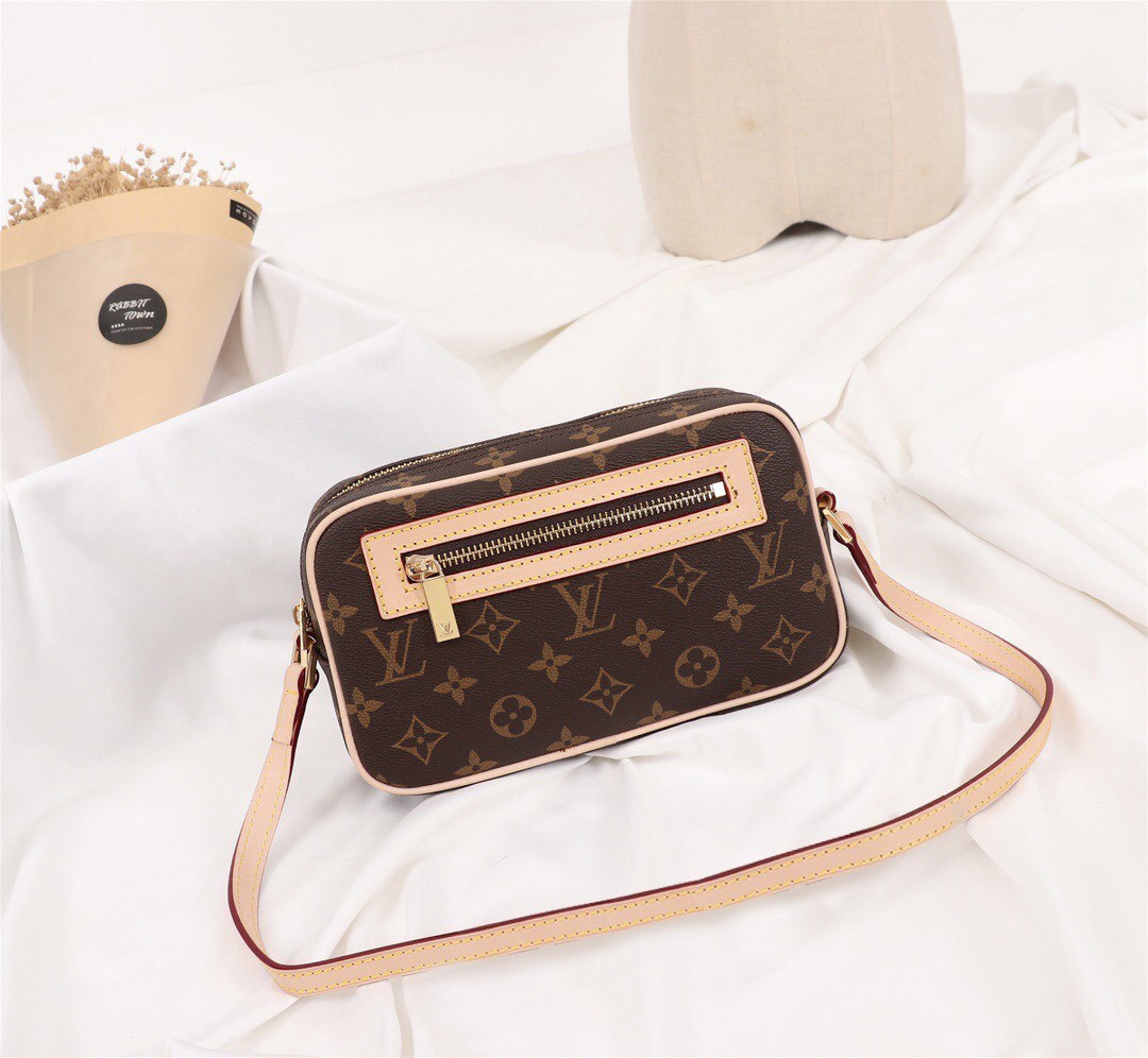 L hot sale Pochette Cite Monogram Canvas Handbag