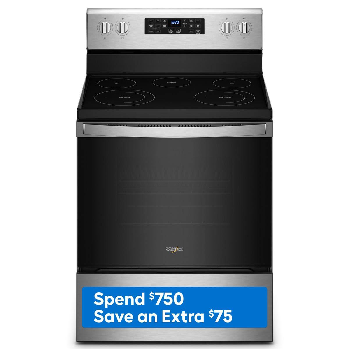 5.3 Cu. ft. Whirlpool Electric 5-in-1 Air Fry Oven