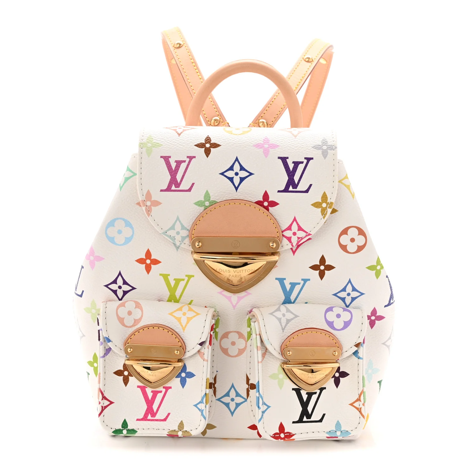 LV X TM Monogram Multicolor Venice Backpack White
