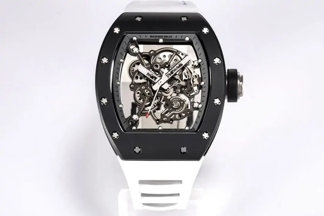 Richard Mille RM-055 BBR Factory White Strap