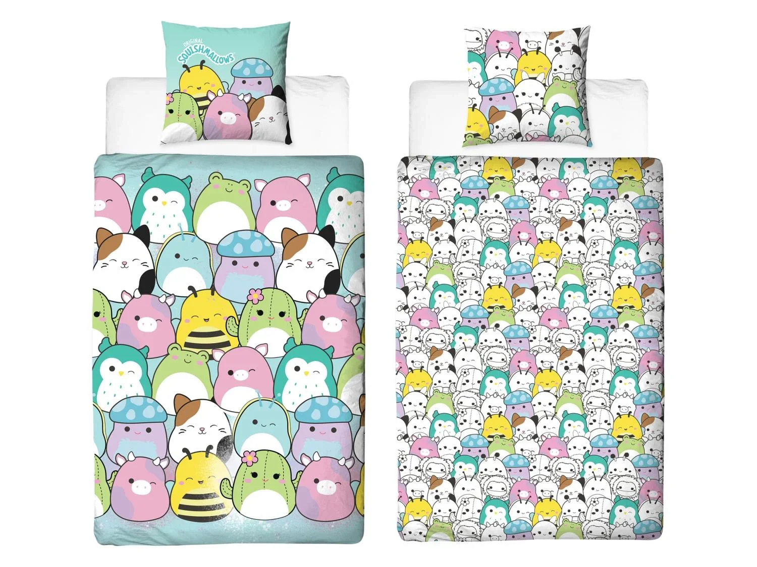 Parure de lit rversible pour enfant, 140 x 200 cm