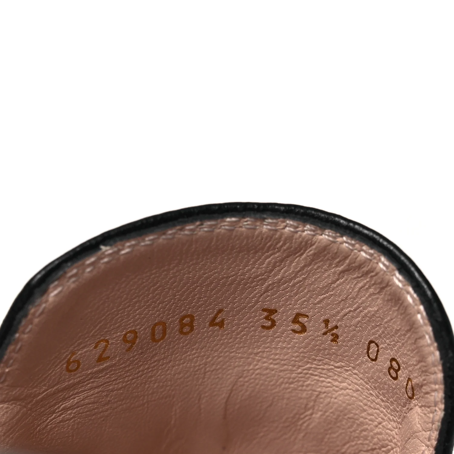 Calfskin Womens Princetown Slippers 35.5 Black