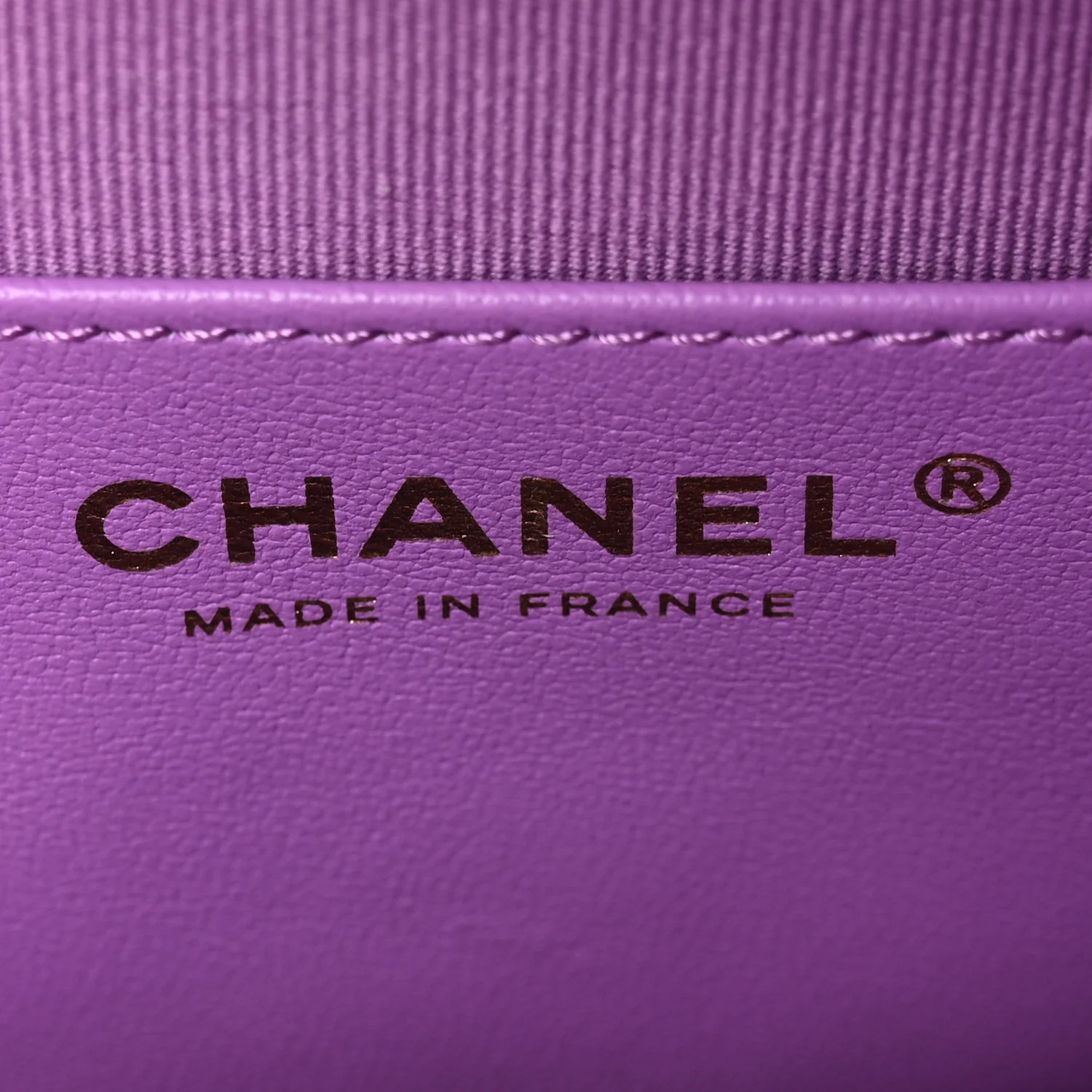 Lambskin Quilted CC In Love Heart Bag Purple