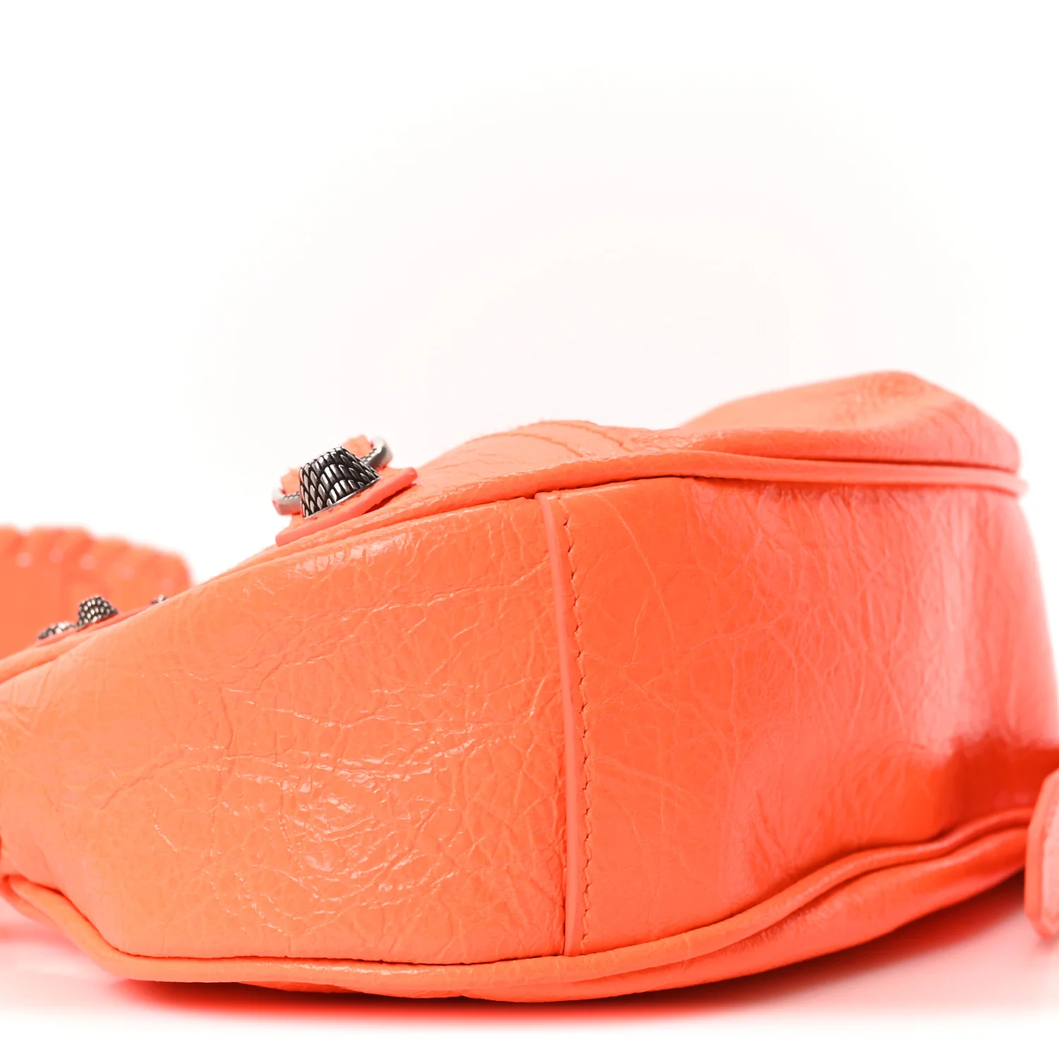 Agneau Arena Le Cagole Shoulder Bag XS Orange