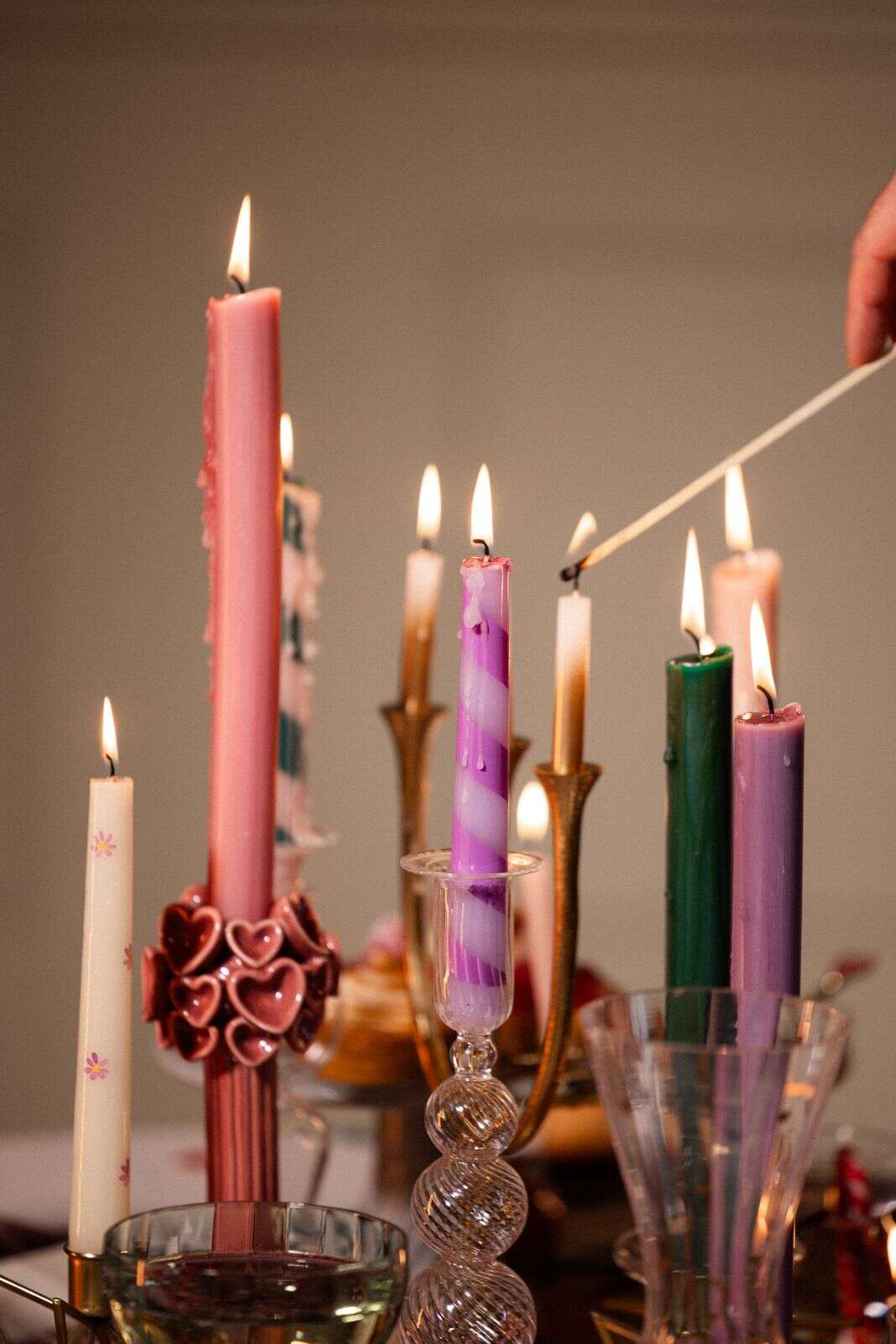 Dinerkaars jachtgroen �?3.2 cm