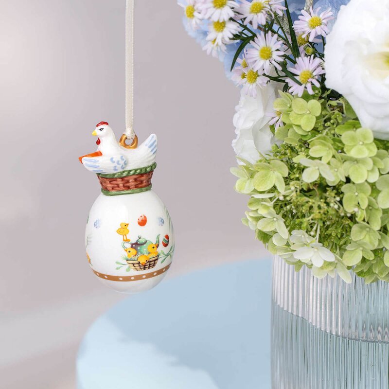 Annual Easter årsutgave 2026 ornament egg 4,5x5x10 cm multi