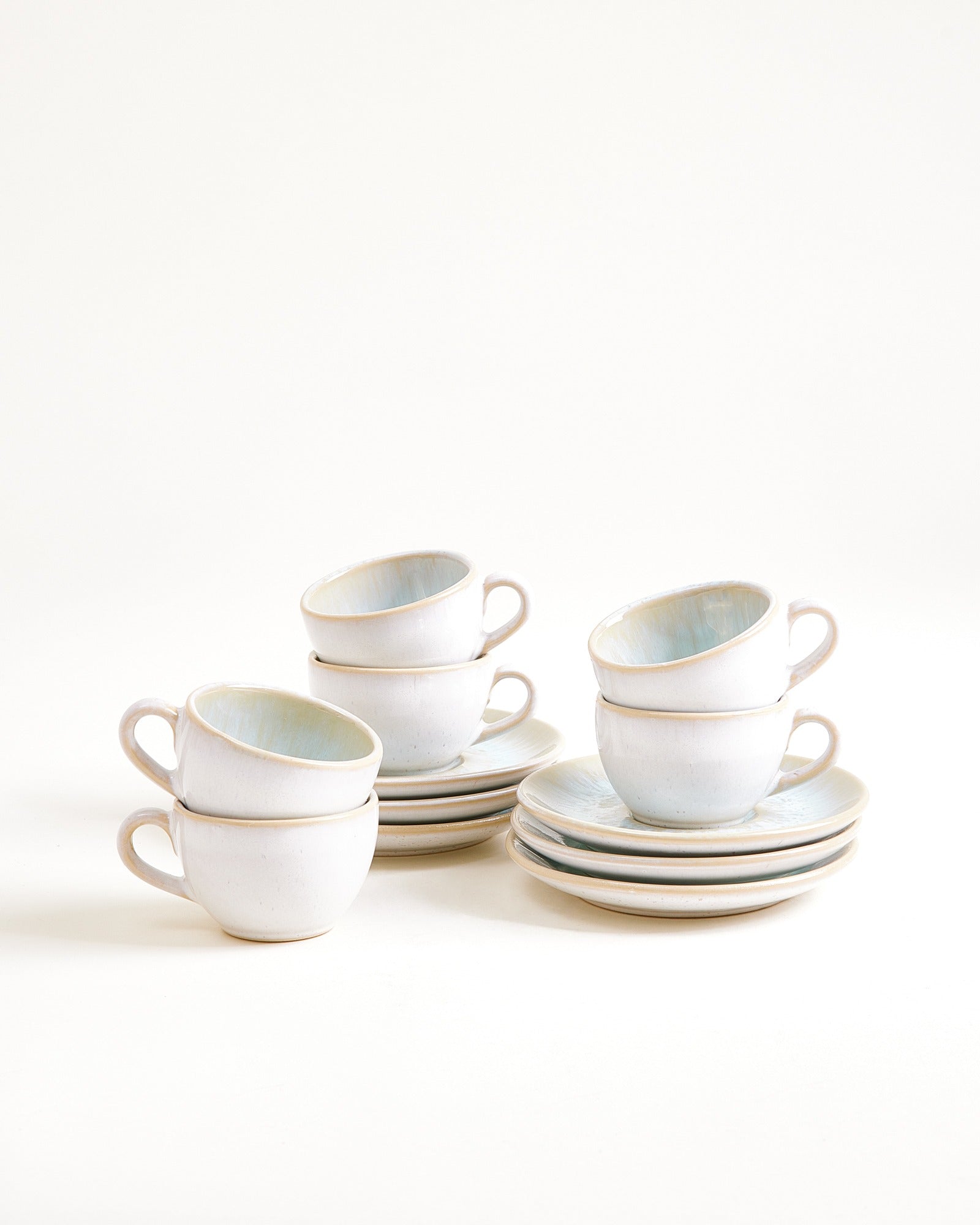 AREIA - ESPRESSO MUG & ESPRESSO SAUCER CLASSIC AZURE SET OF 6