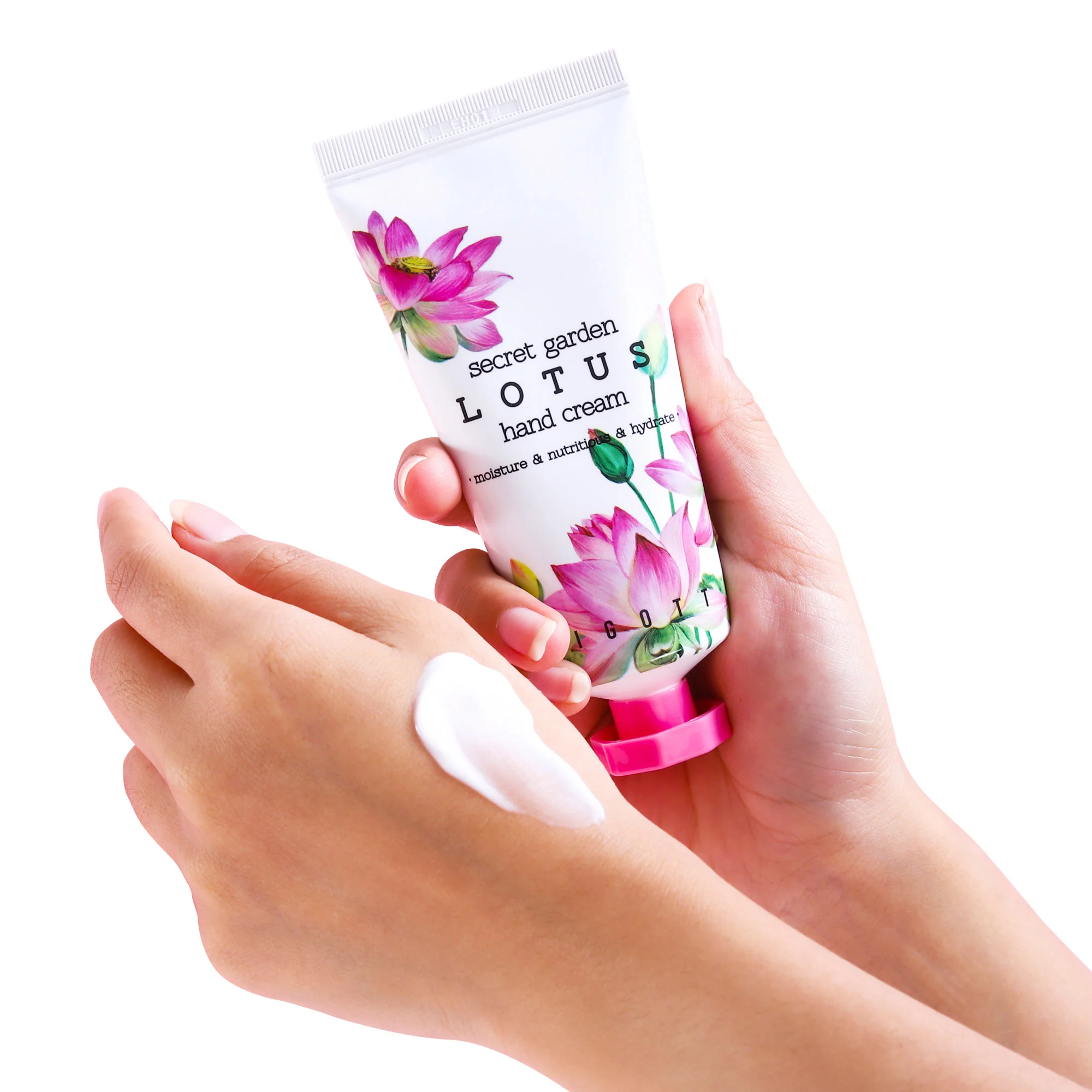 Jigott Secret Garden Hand Cream, 1.69 fl oz, 5-pack