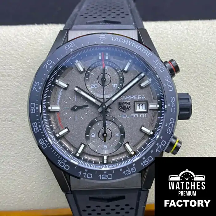 TAG Heuer Carrera CAR201J.FT6087 XF Factory Black Strap