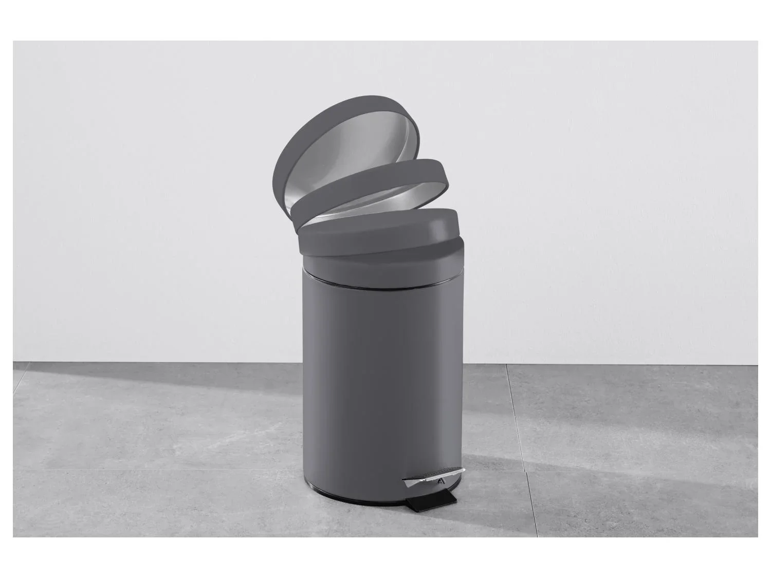 LIVARNO home Poubelle de salle de bains, 3 L