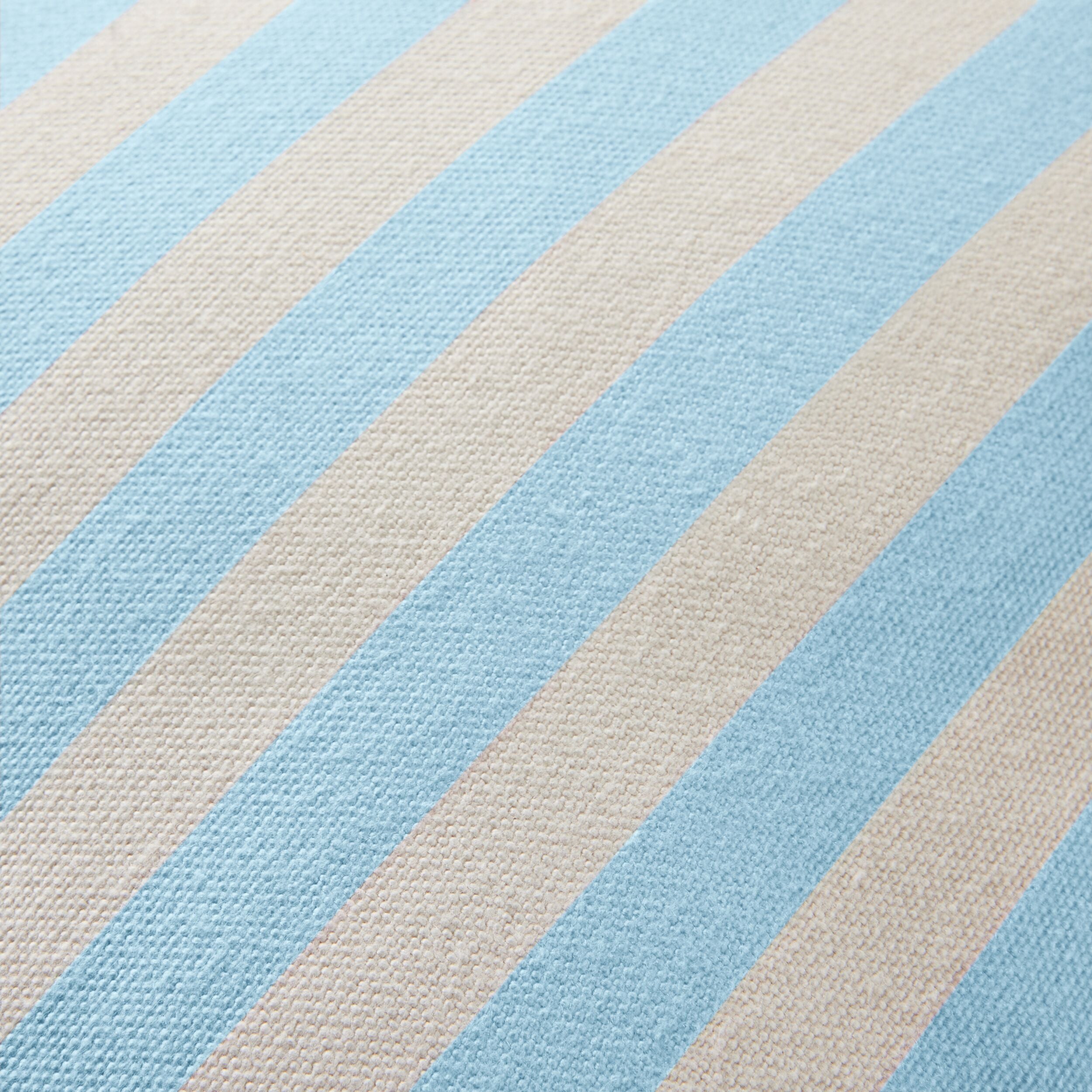 Aruba Scallop Edge Stripe Blue 45x45cm