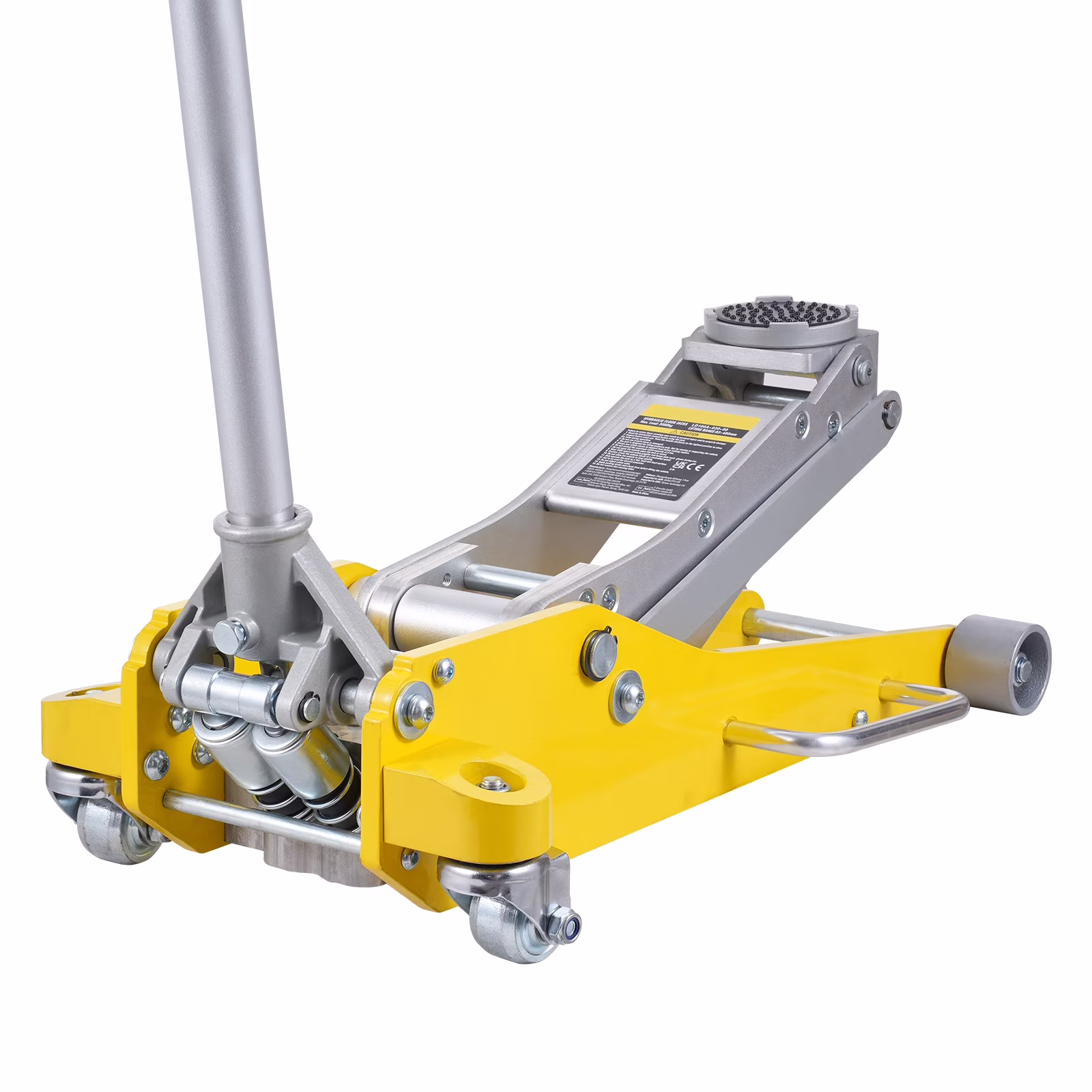 Low Profile Floor Jack, 3 Ton Capacity, Dual Piston Fast Lift, Hydraulic Auto Jack, 3.7"-18.3" Lift Height Range