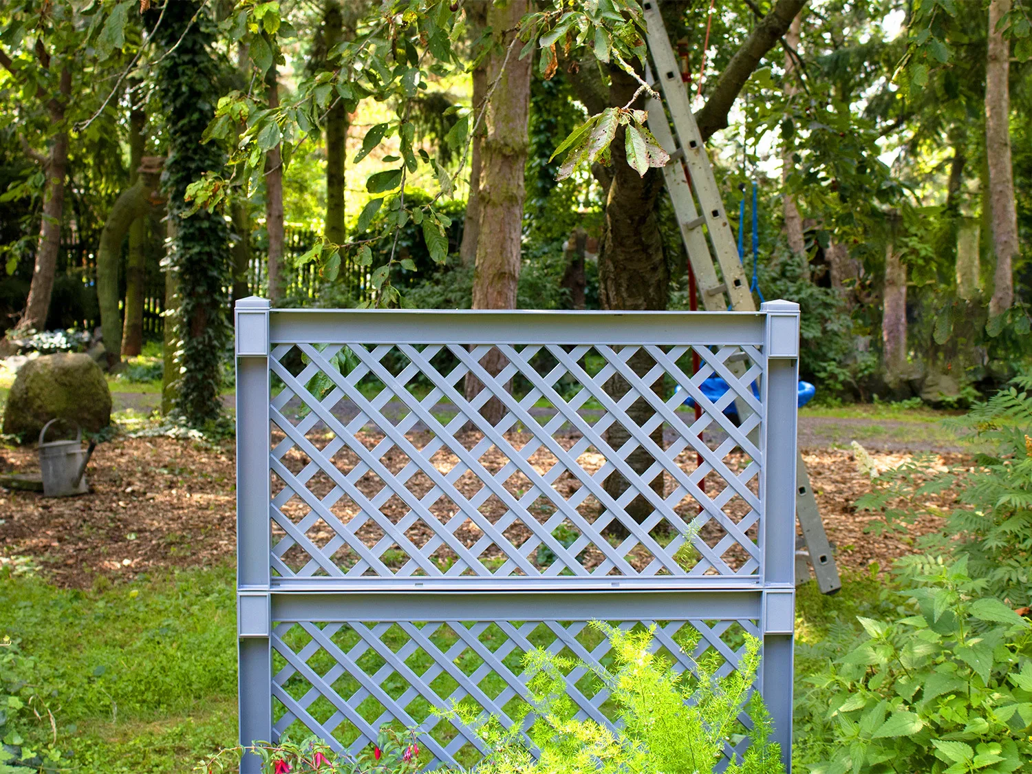 KHW Bac  plantes avec treillis central, l 100 x H 140 x P 43 cm, 110 L