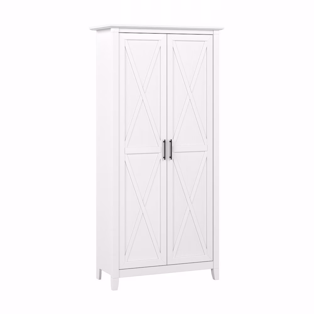 Key West Tall Bathroom Storage Cabinet with Doors, Bing Cherry(Bing Cherry) - Image 5