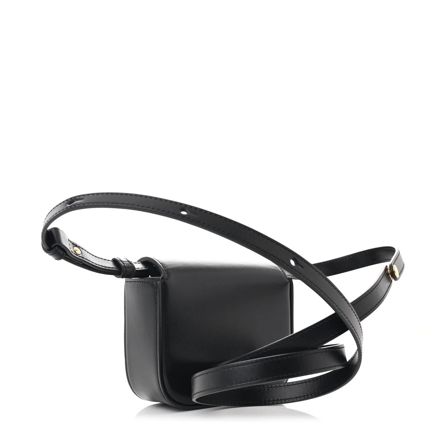 Shiny Calfskin Mini Triomphe Black