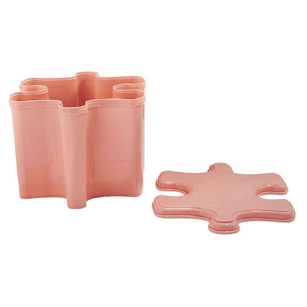 Boîte de rangement forme pièce de puzzle