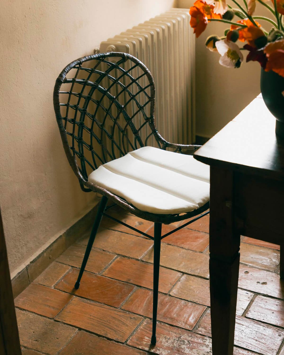 Ozy - Pack 2 Sillas de Comedor de Ratán Natural Ozy