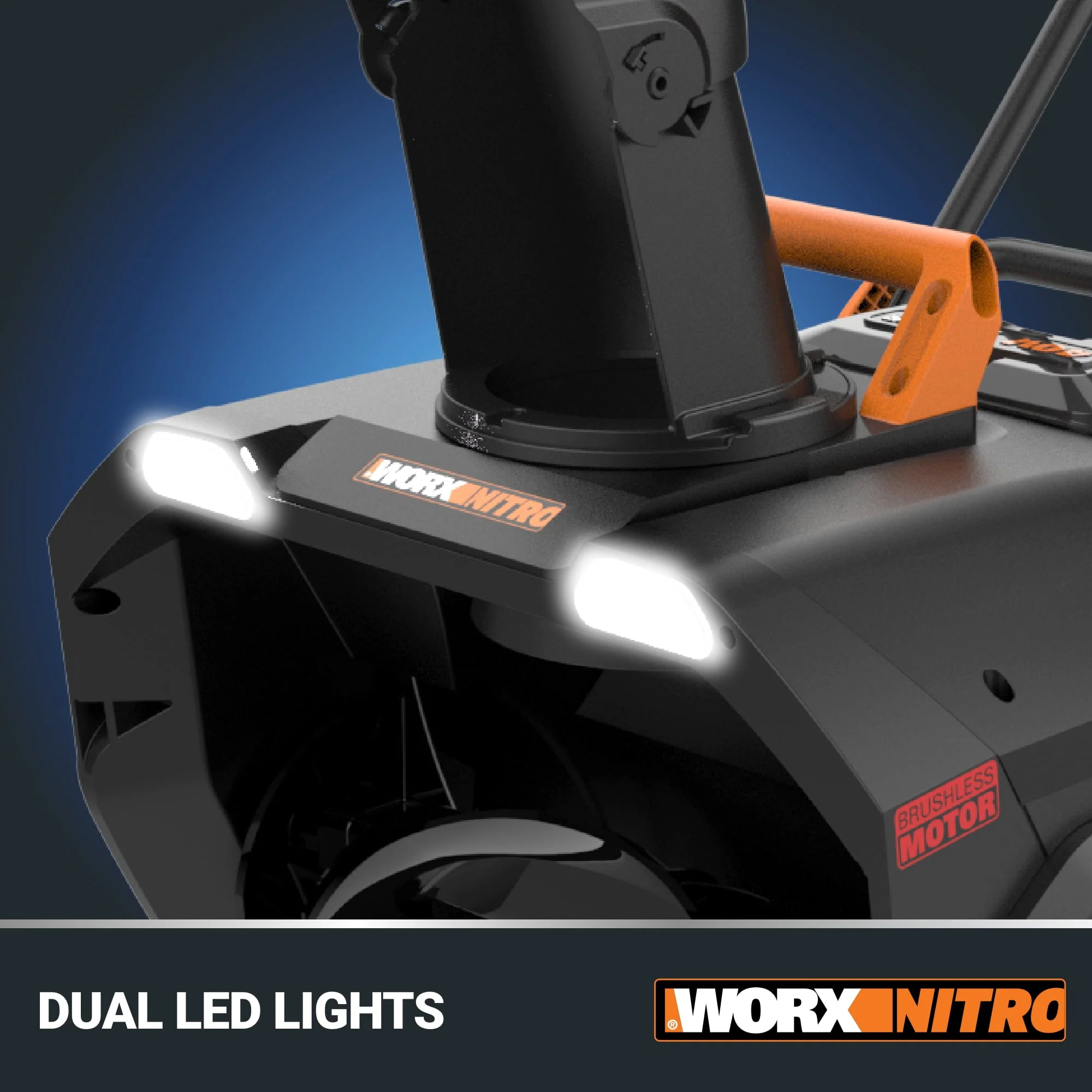 WO7131.1 40V Power Share 20" Cordless Snow Blower with Brushless Motor (4 Batteries Charger Included) - Image 6
