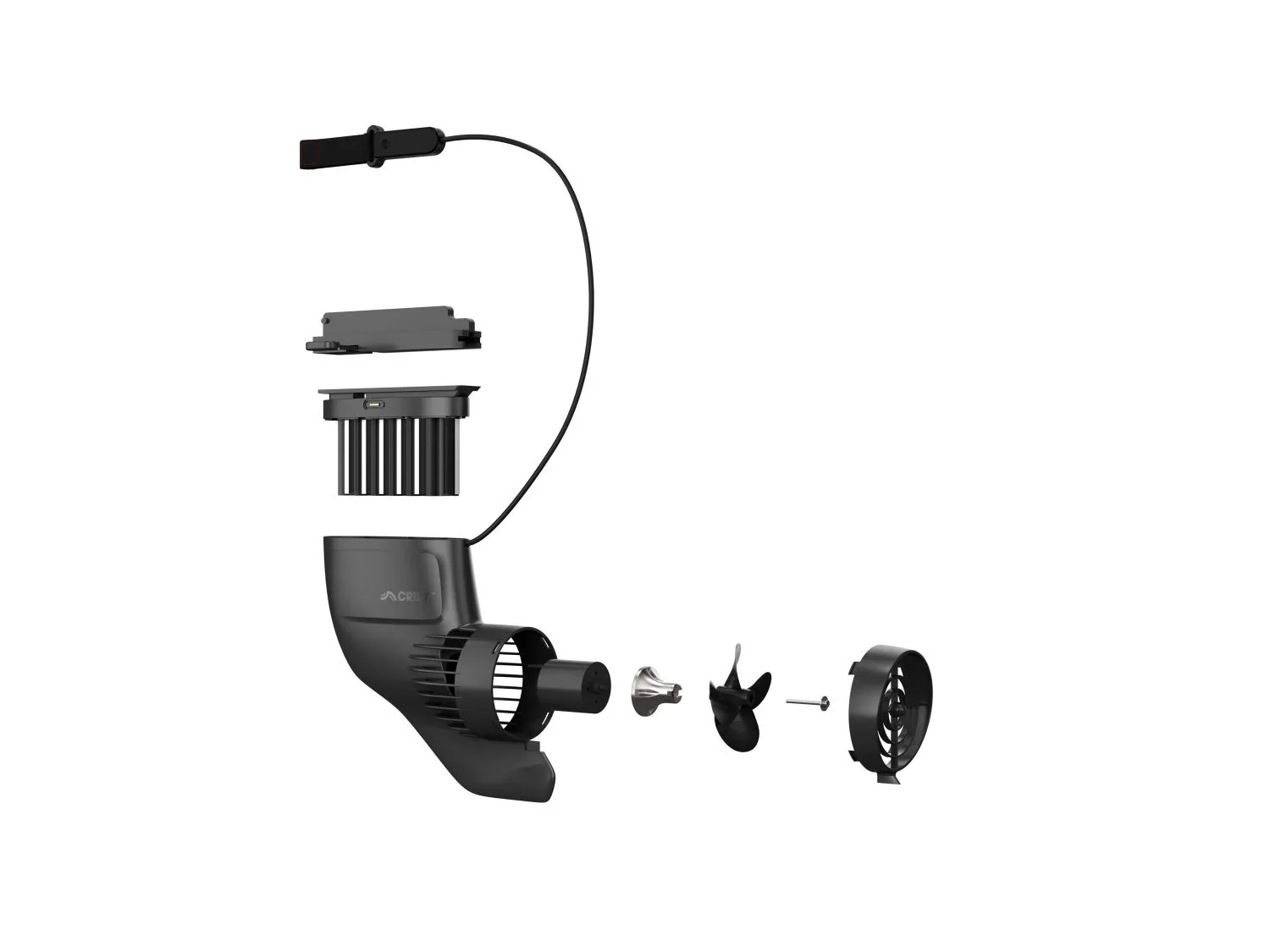 CRIVIT Aileron lectrique pour stand up paddle