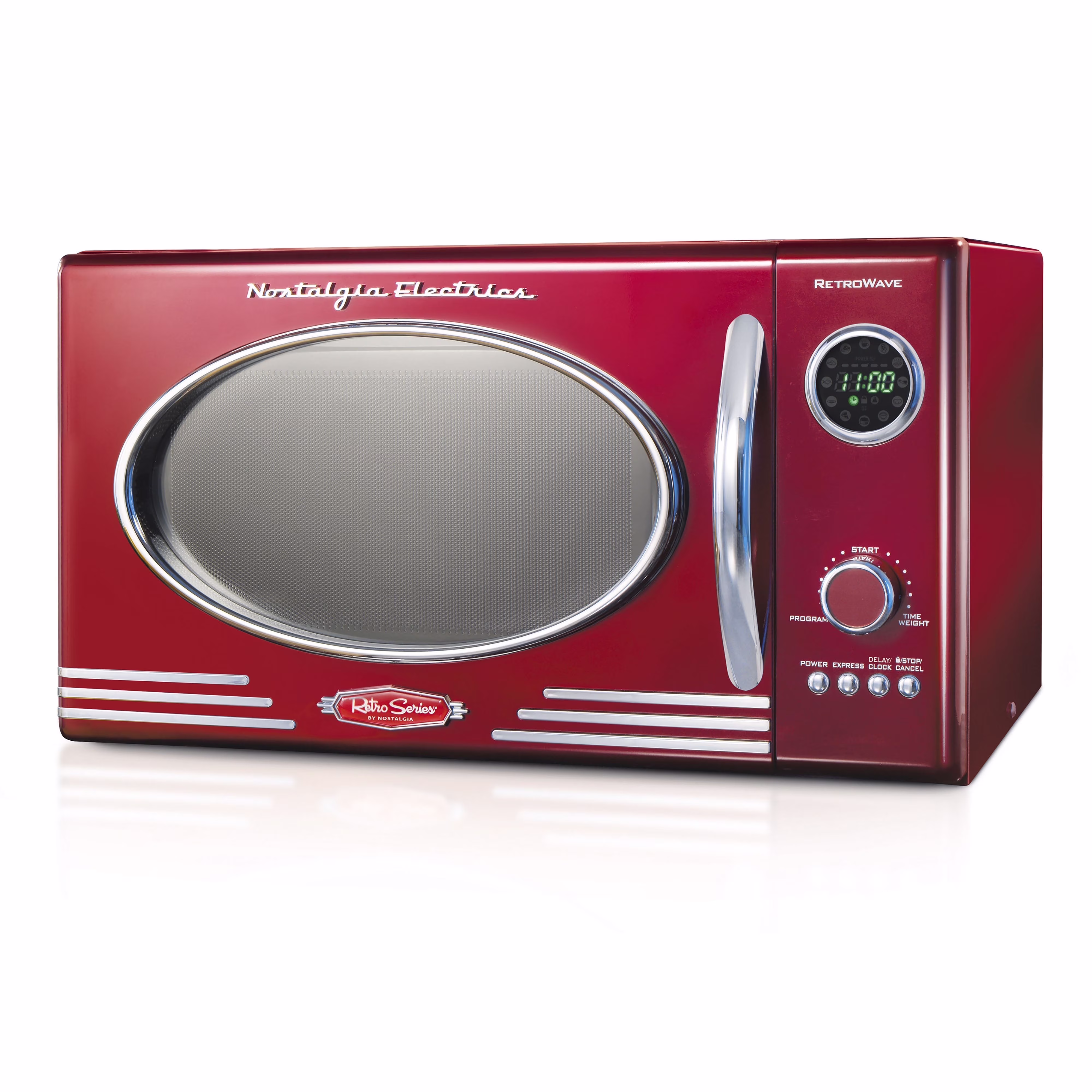 Retro 0.9 Cu. ft. 800-Watt Countertop Microwave Oven, Aqua(Aqua) - Image 7