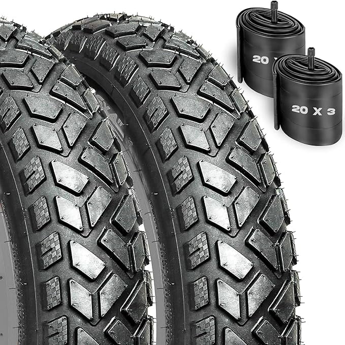 Heavy Duty 20x4 Bike Tire + Tube Includes 2 Tires for Optimal Performance(20 x 4) - Image 7
