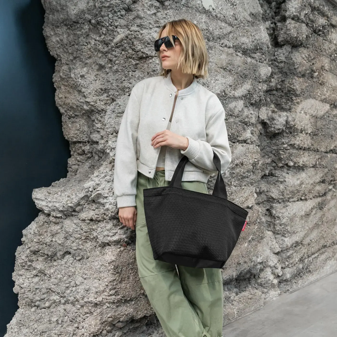 shopper M mesh black