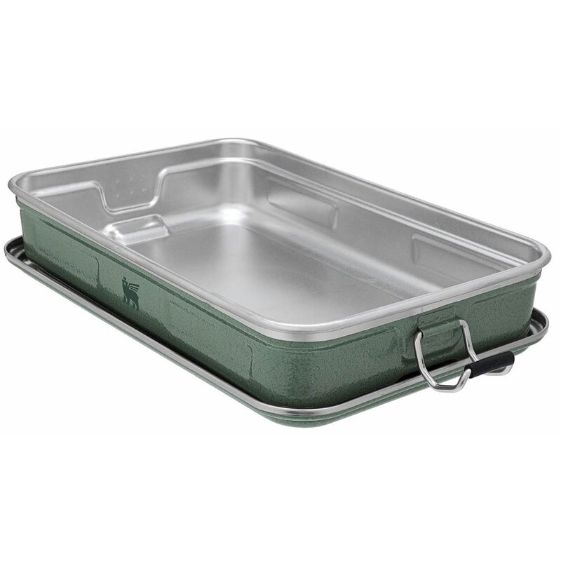 Classic matboks 1,2L hammertone green