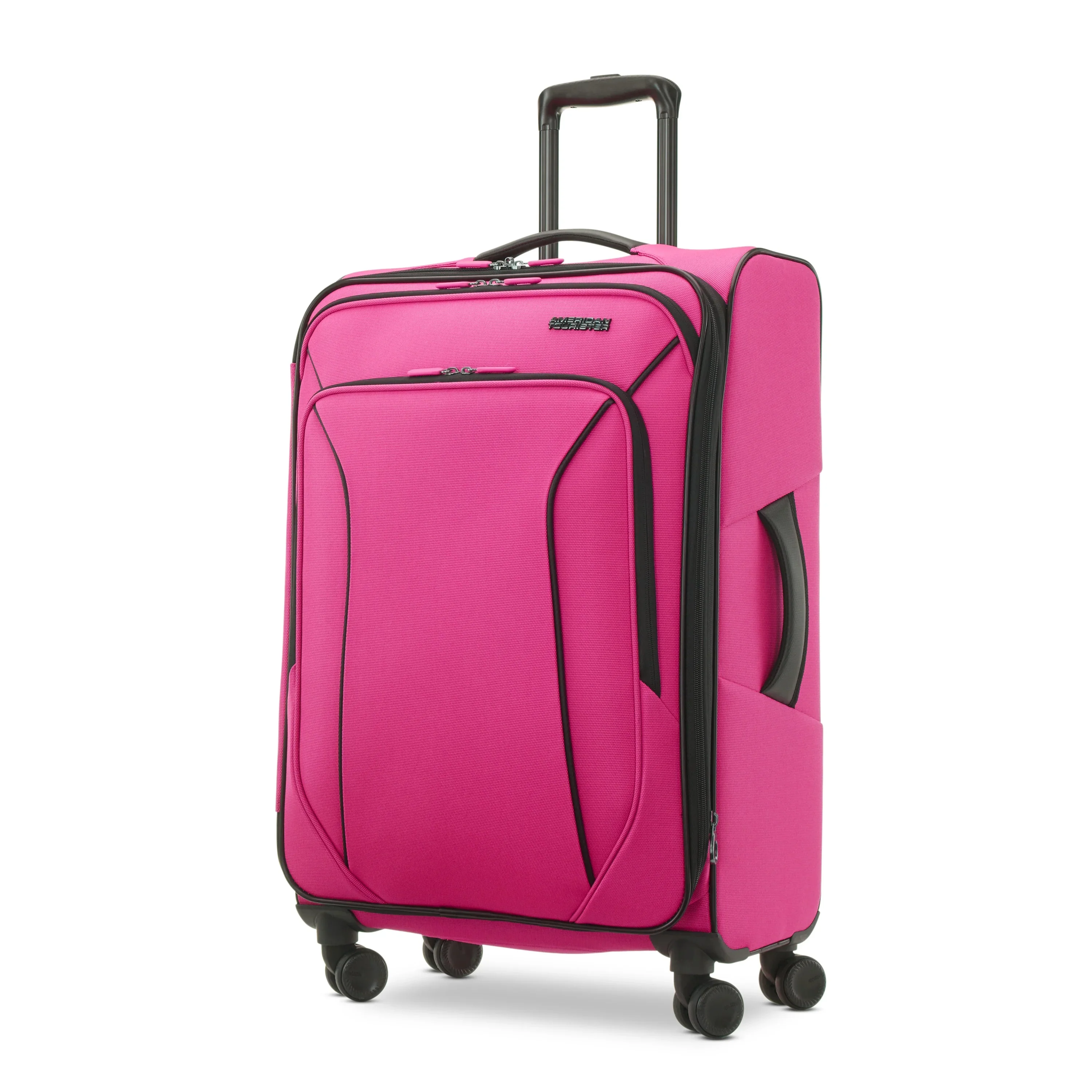 American Tourister X-Lite 3-Piece Luggage Set with Spinner Wheels - Light Grey
