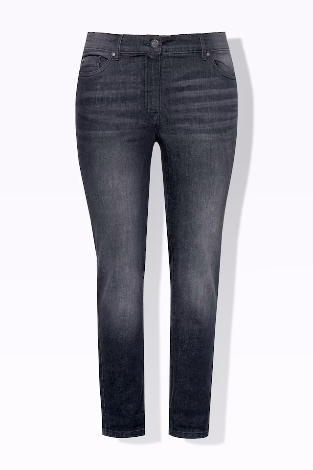 Rhinestone Detail Stretch Fit Jeans