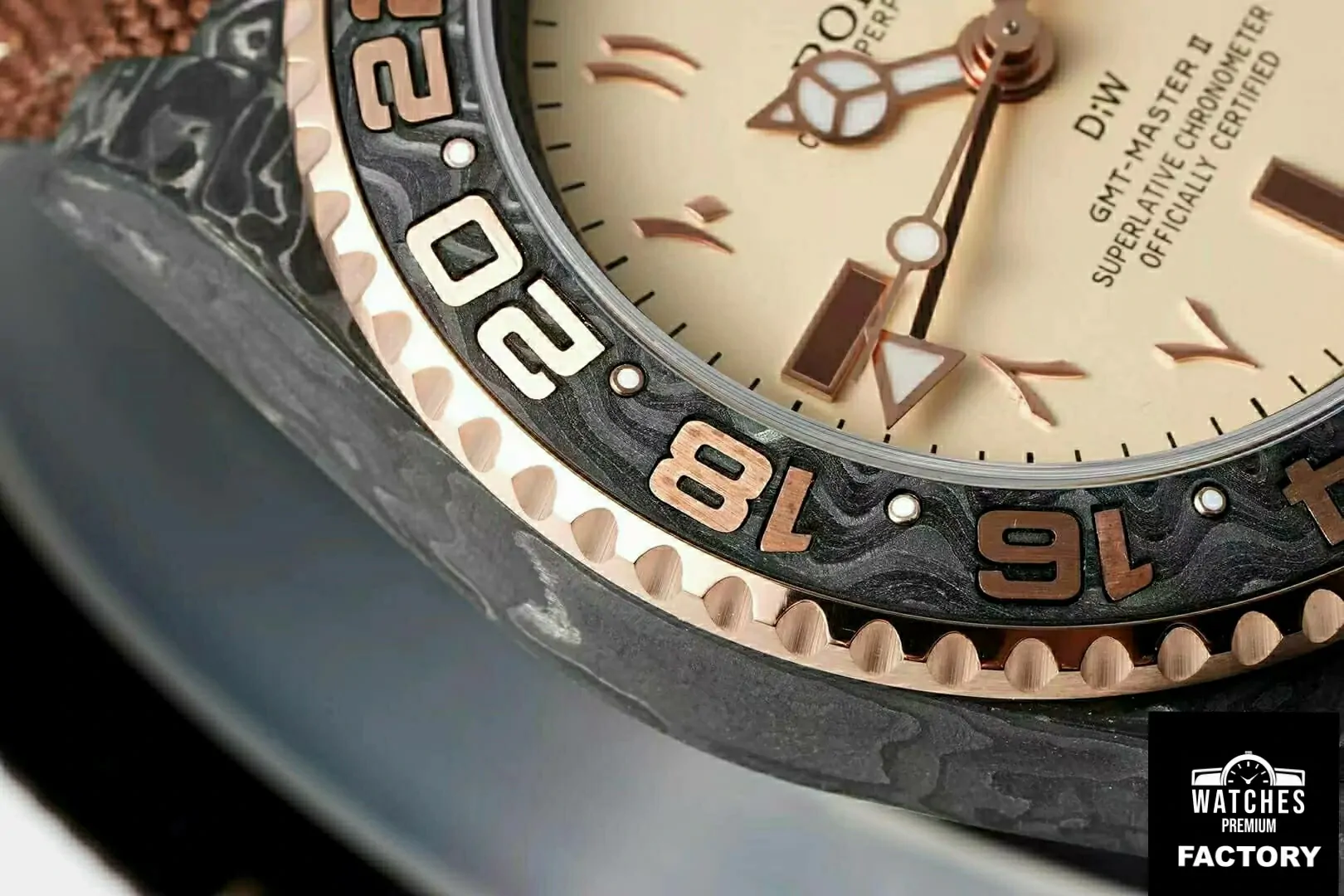 Rolex GMT-MASTER II Diw Brown Strap