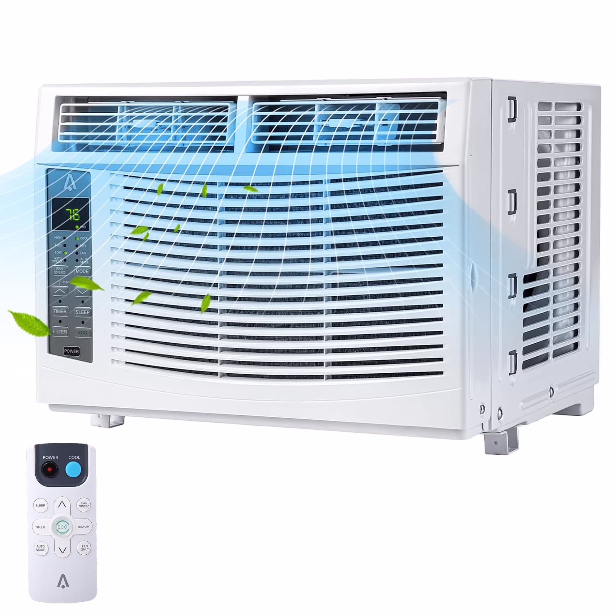 5000 BTU Window Air Conditioner,Fast Cooling for Rooms up to 150 Sq. ft,Window Ac Unit with 7 Level Temperature Setting,White(5000/White) - Image 3