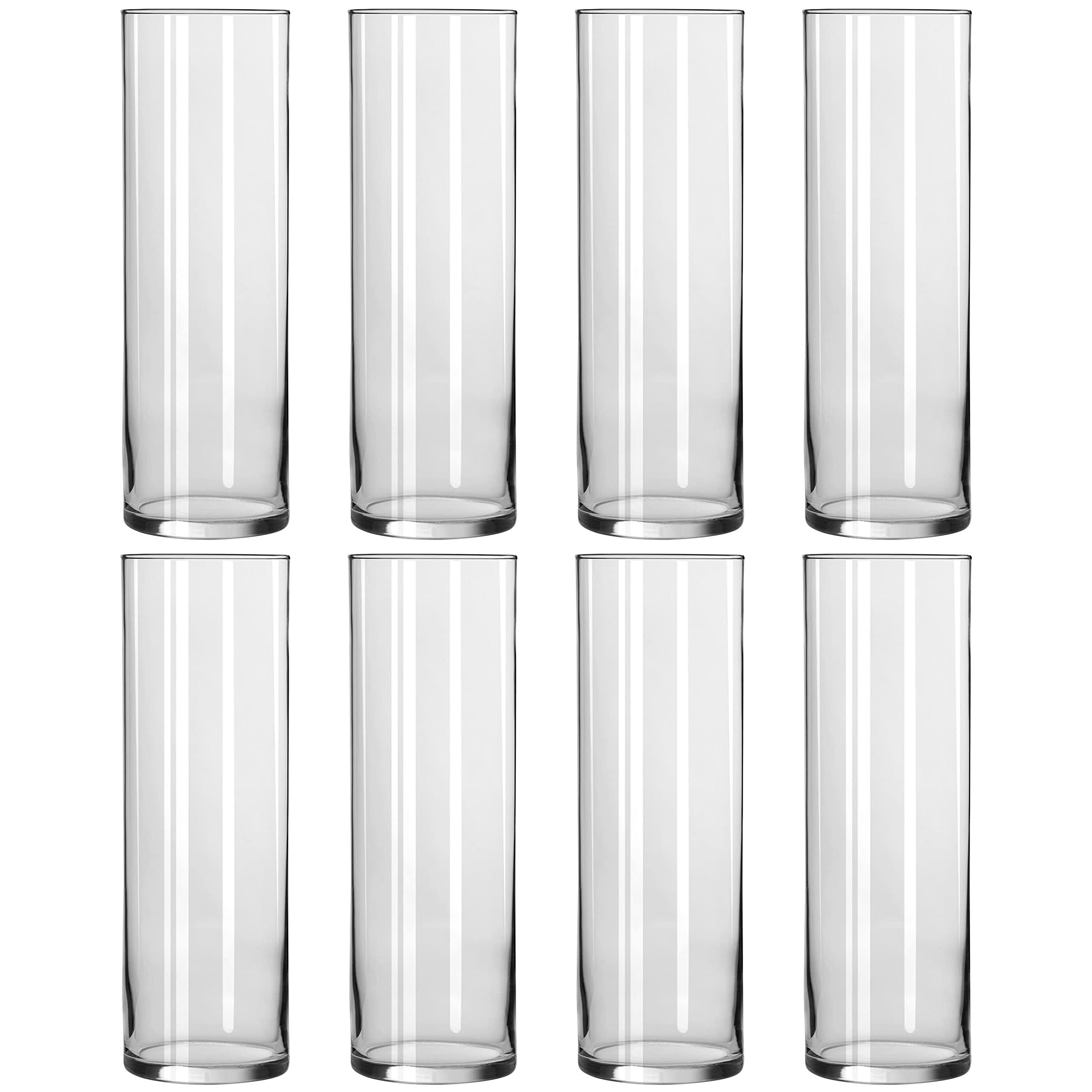 Michaels Bulk 8 Pack: 10.5 inch Cylinder Glass Vase by Ashland, Clear