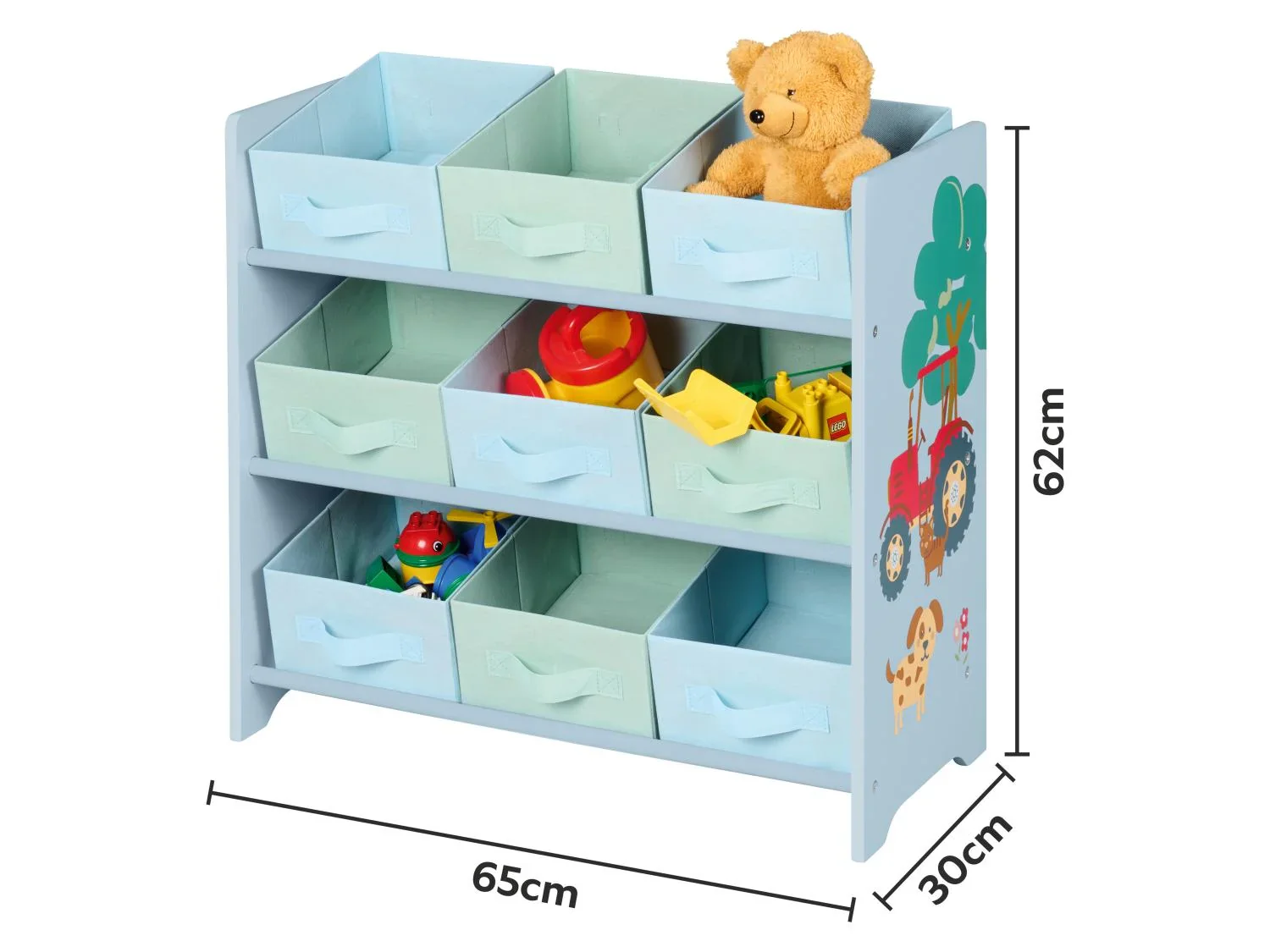 LIVARNO Meuble de rangement, 65 x 62 x 30 cm
