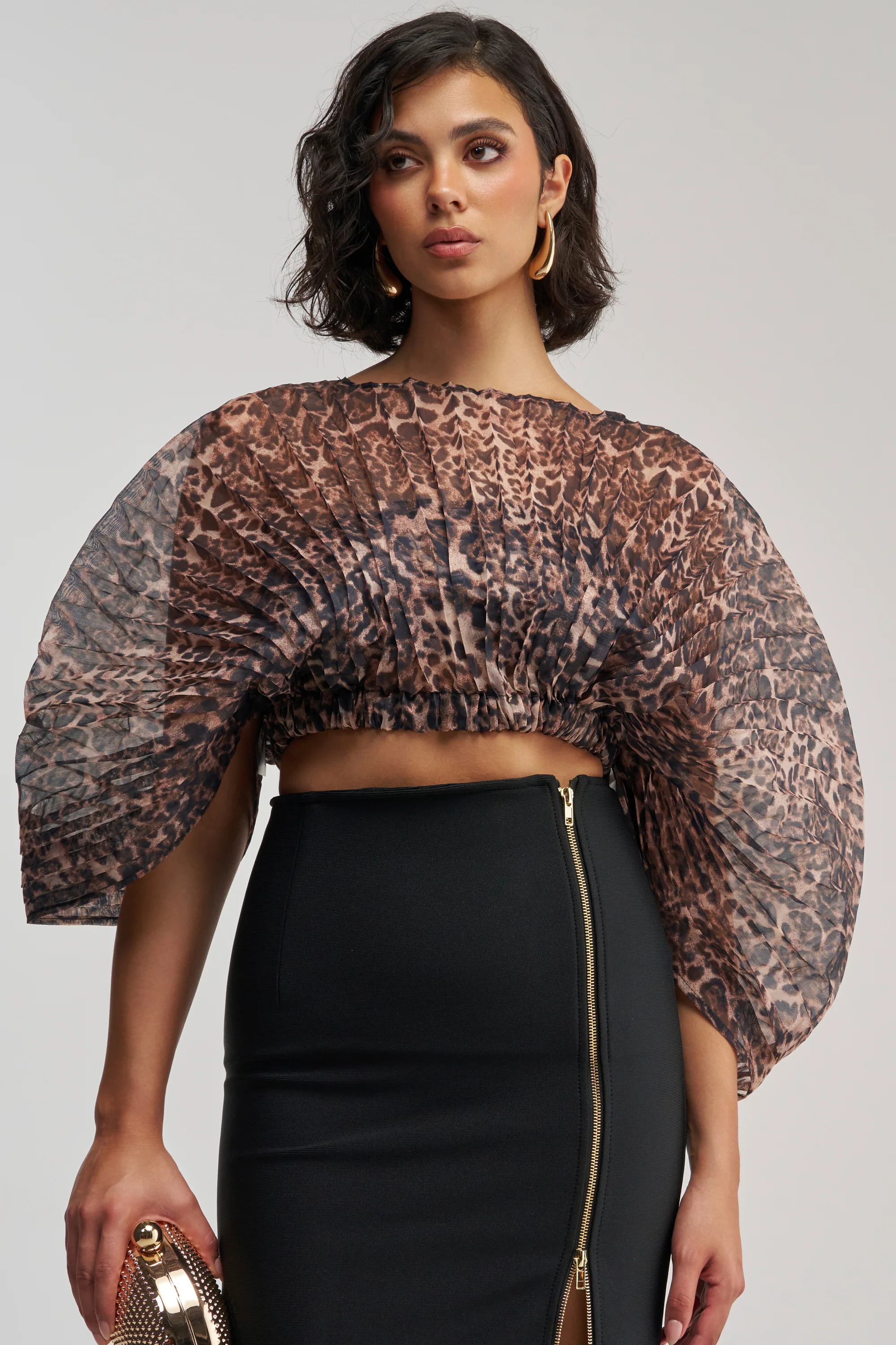 UNTAMED INSTINCT CHIFFON TOP - Akira Store