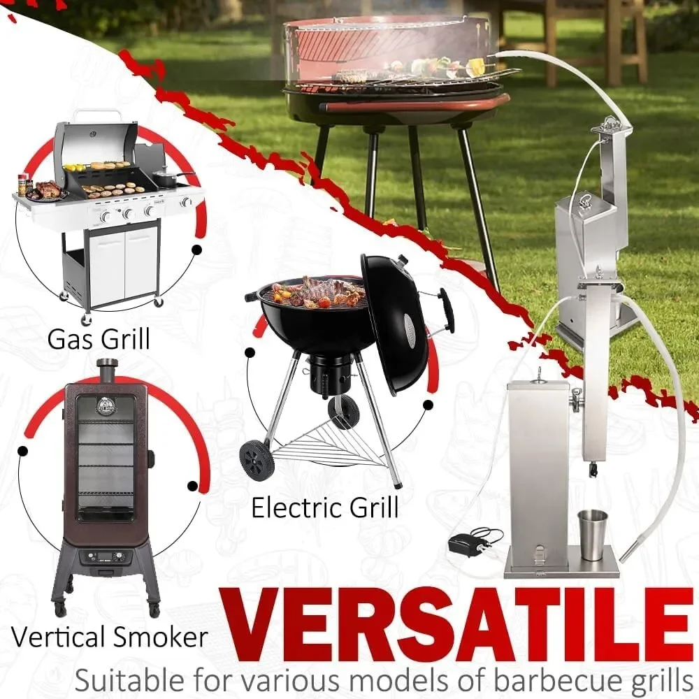 Cold Smoke Generator 10 Hour Extra Long Smoke Portable Electric BBQ Smoke Generator Outdoor Smoker Accessories For Meat Vegetables Electric Smoke Maker - Image 10