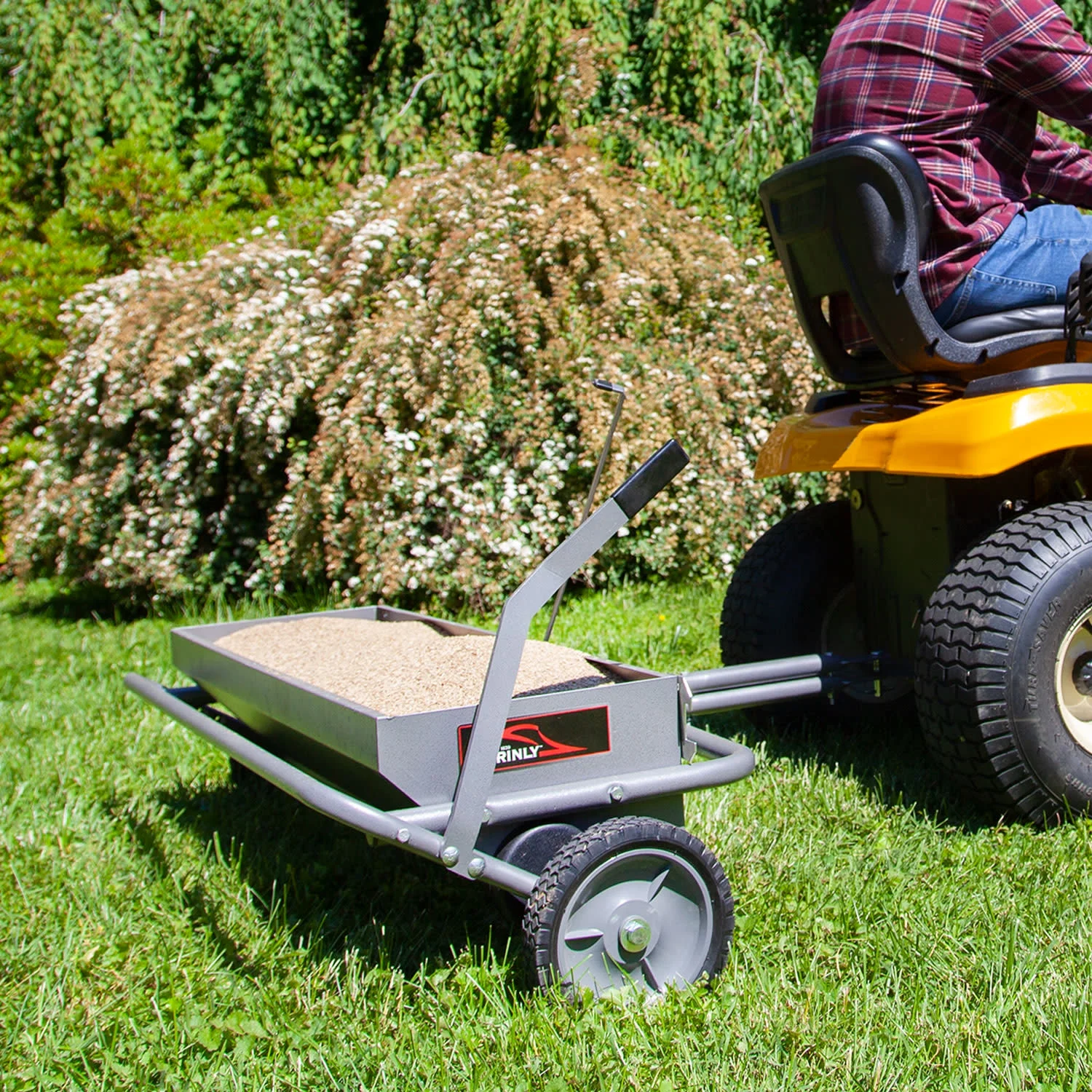 40" Combination Aerator Spreader in Hammered Gunmetal | AS2-40BH-S - Image 9