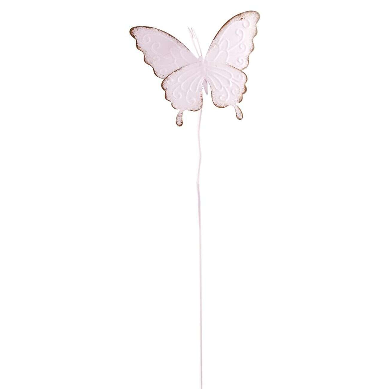 Figurine à planter métal papillon H56cm (3 modèles)