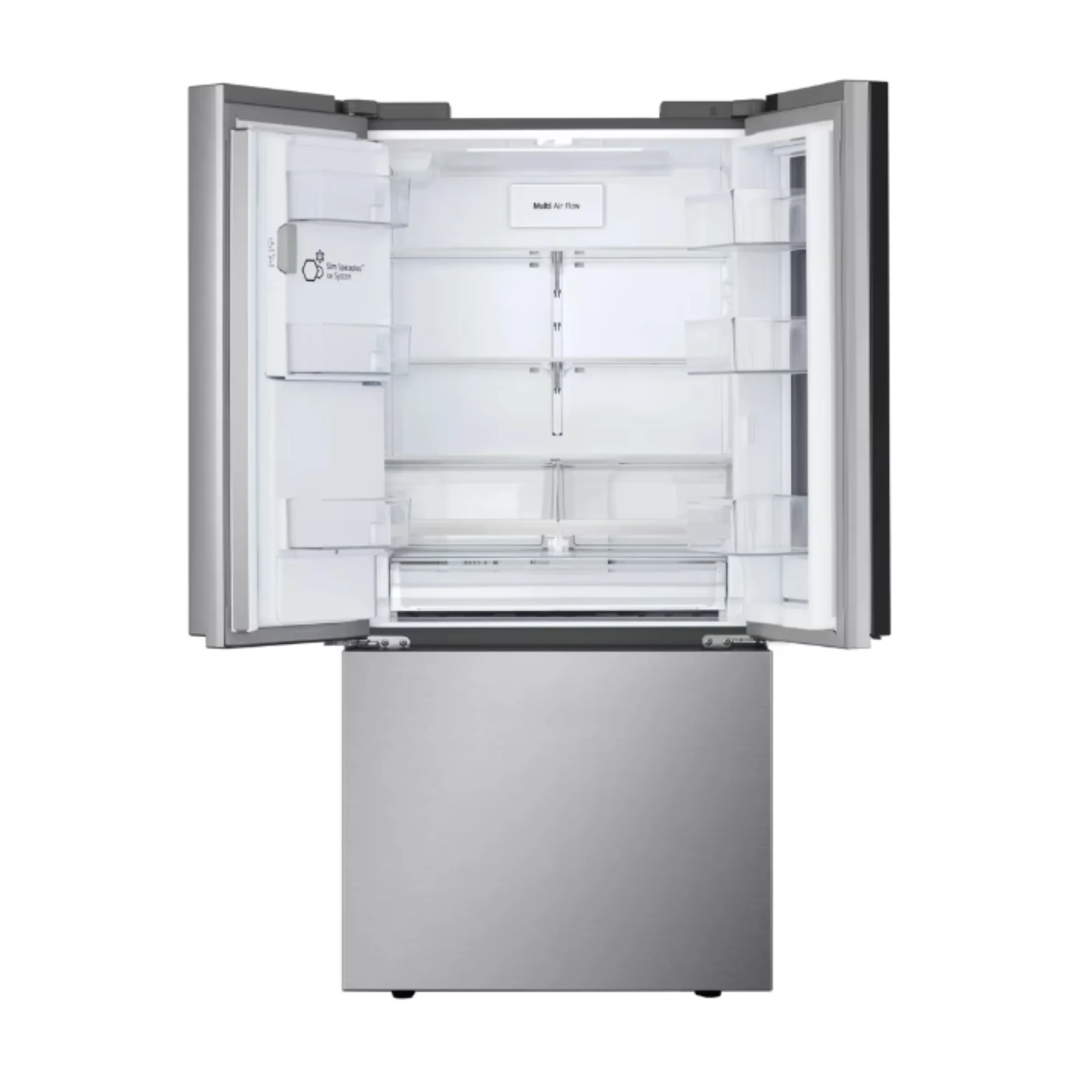 33 Inch Freestanding French Door Smart Refrigerator with 25 Cu. Ft. Capacity in Stainless Steel LF25S6560S - Image 4