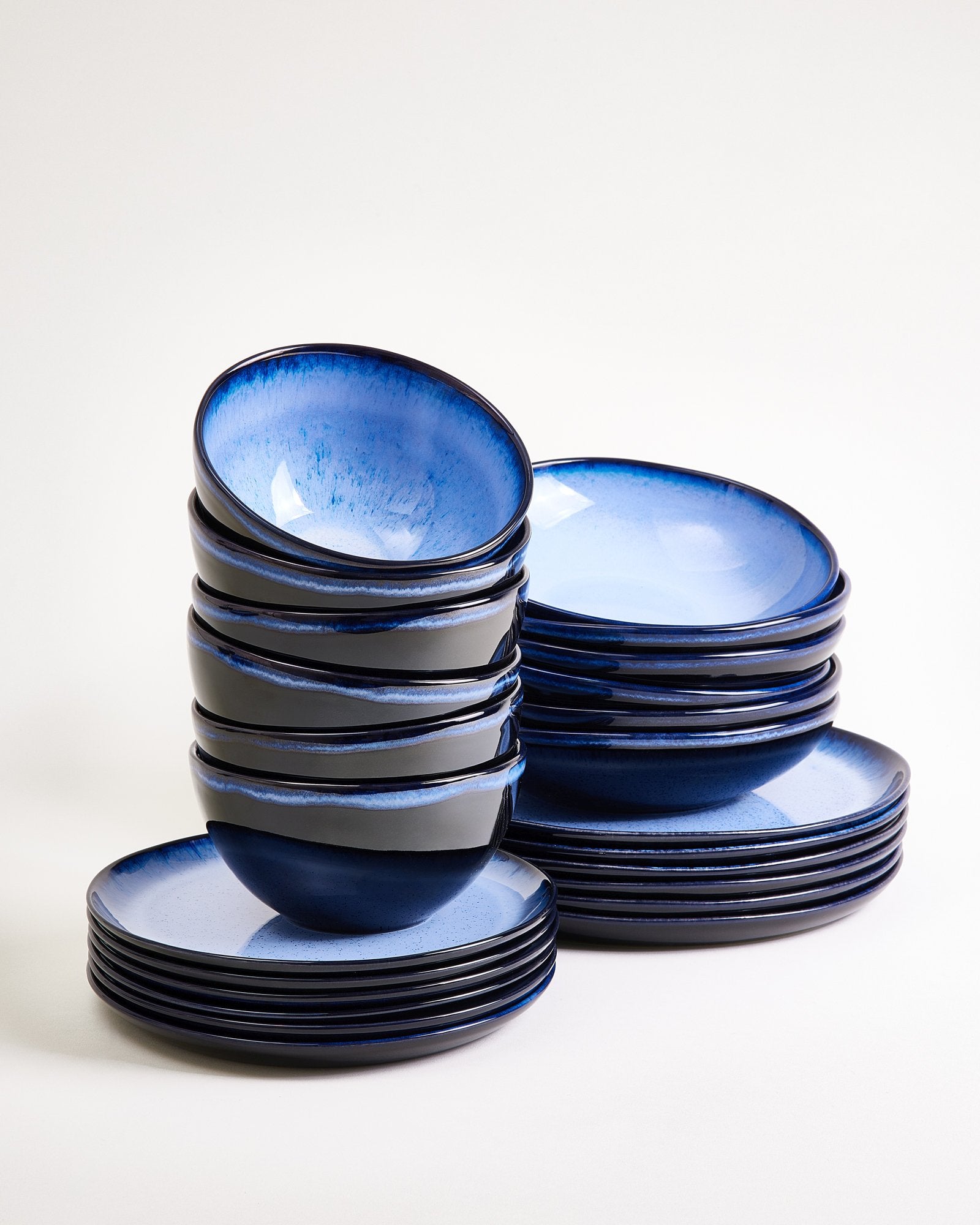MELIDES - TABLEWARE SET WHITEWATER 24 PIECES