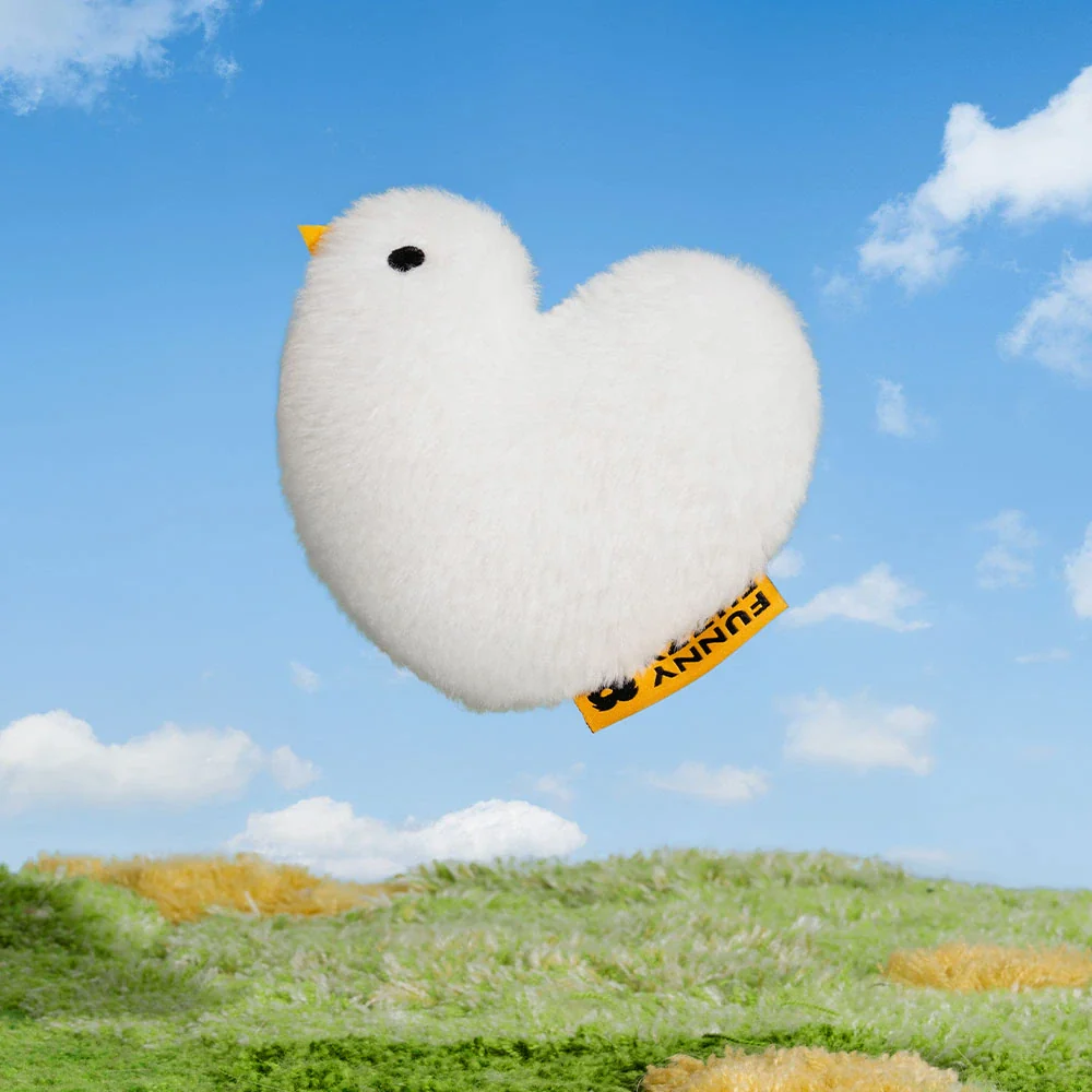 FUNNYFUZZY Plush Squeaky Dog Toy