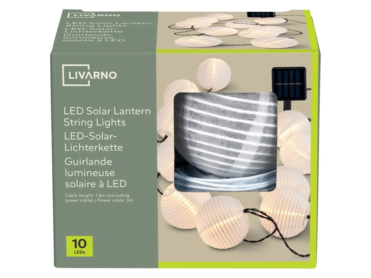 LIVARNO Guirlande lumineuse solaire  LED
