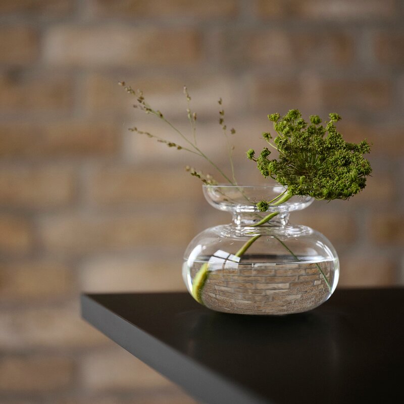 Inu svibelvase 11x9 cm pure clear