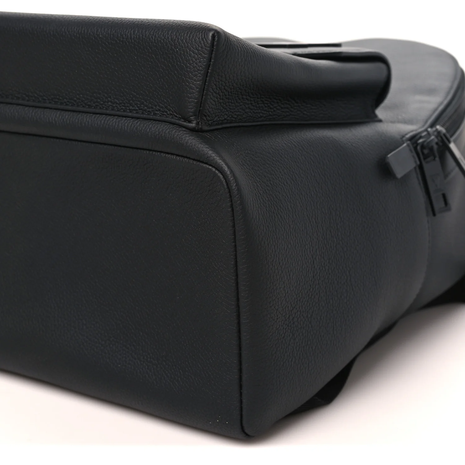 Grained Calfskin Aerogram Takeoff Backpack Black